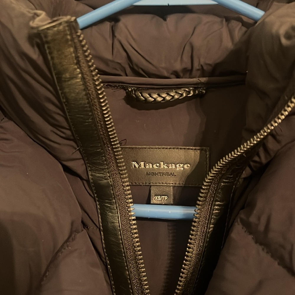 Mackage Montreal Black feather down coat